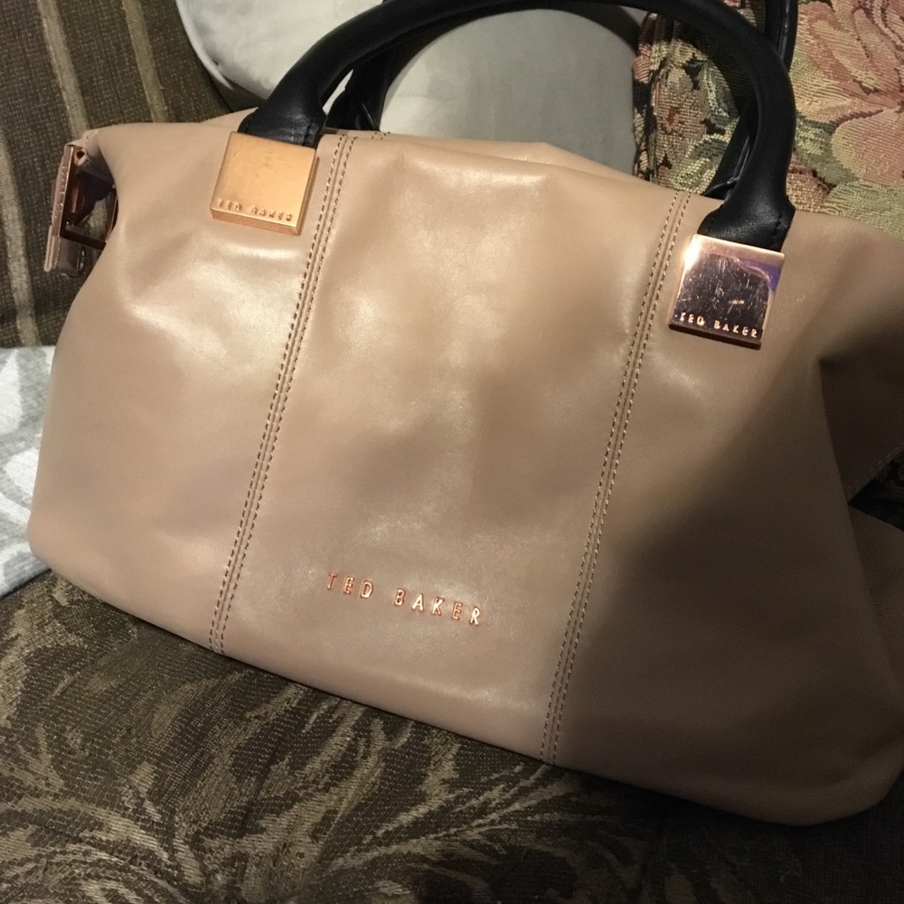 Ted Baker beige/black medium handbag